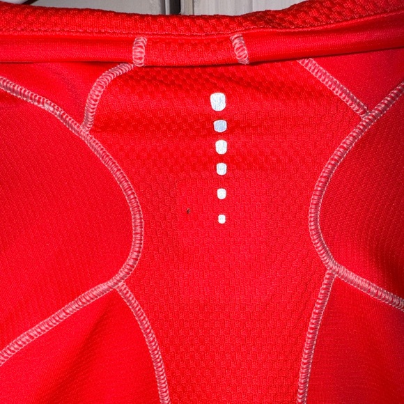 The North Face Activewear Jacket Half Zip Bright Red Sz XS EUC - Picture 6 of 7